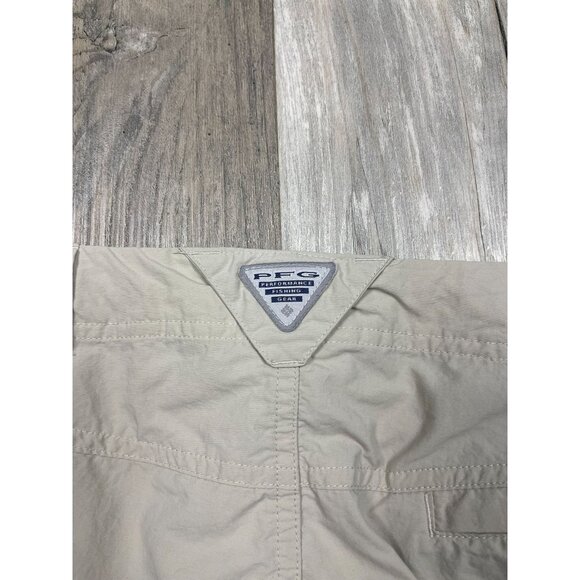 Columbia PFG Aruba Roll Up Pants Womens 12 Regular Tan Convertible Fishing - Picture 7 of 12